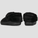 Crocs Cls Unfurgettable Sueded Clog Nero Pantofole Donna - 3