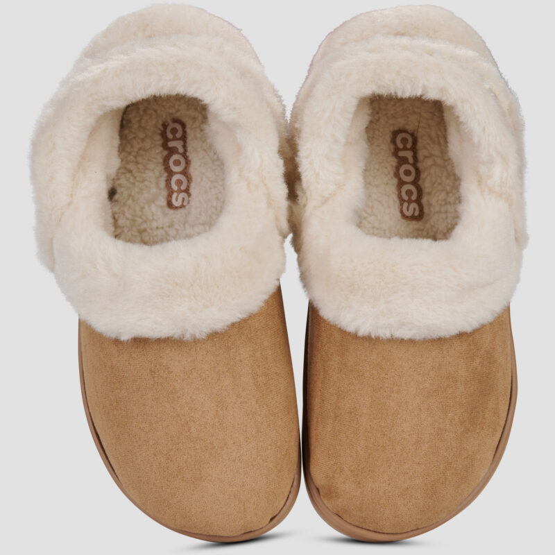 Crocs Cls Unfurgettable Sueded Clog Marrone Pantofole Donna - 5