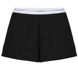 Shorts Calvin Klein Jeans LOGO JERSEY SHORT Nero Shorts Donna