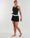 Shorts Calvin Klein Jeans Pantalones cortos negros de mujer con logo y jersey - 3