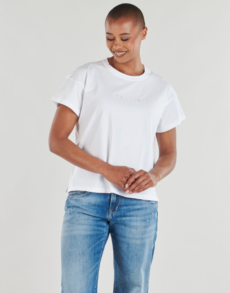 T-shirt Calvin Klein Jeans RELAXED TEE Bianco T-shirt maniche corte Donna - 2