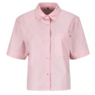 Camisas Tommy Hilfiger ESS POPLIN SS para mujer, color rosa - 1