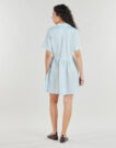 Abito corto Tommy Hilfiger ESS LINEN SHORT SS DRESS Blu Abiti corti Donna - 4