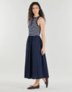 Abito Tommy Hilfiger GOLD BUTTON POPLIN MIX DRESS Marine Abiti Lunghi Donna - 3