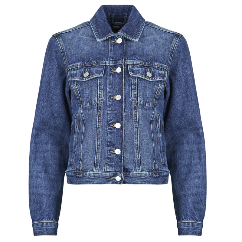 Denim jacket Tommy Jeans CLASSIC TRUCKER EXT BJ8038 Blue Denim jackets Women - 1