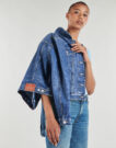 Denim jacket Tommy Jeans CLASSIC TRUCKER EXT BJ8038 Blue Denim jackets Women - 5