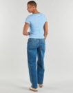 T-shirt Tommy Jeans TJW SLIM ESSENTIAL RIB V SS Blu T-shirt maniche corte Donna - 4