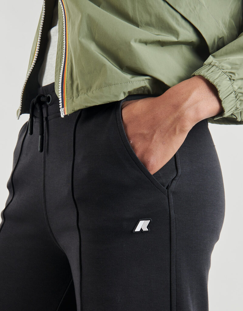 Pantaloni Sportivi  K-Way  LOYRE INTERLOCK  Nero -   Pantaloni Sportivi Donna - 5