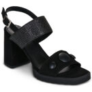 Sandales &agrave; talons noires Casta EVERLY pour femmes - Pointure 1