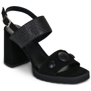 Casta  EVERLY  Nero -  Sandali con tacco  Donna