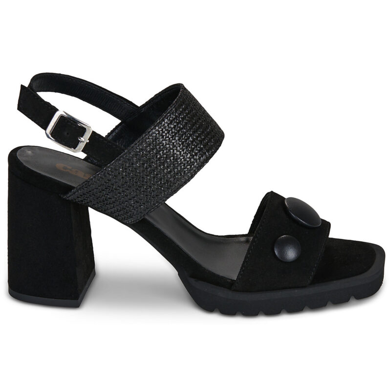 Sandales &agrave; talons noires Casta EVERLY pour femmes - Pointure 2