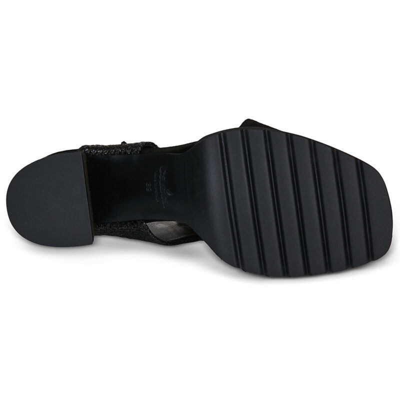 Sandales &agrave; talons noires Casta EVERLY pour femmes - Pointure 7