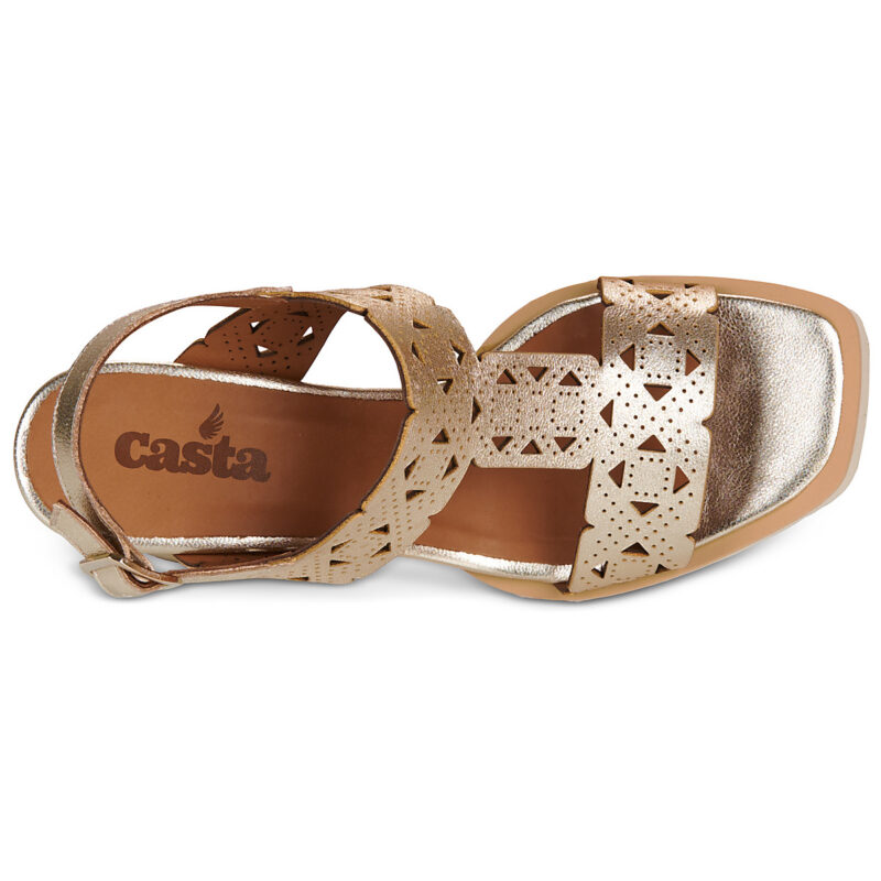 Casta EIRENE Oro Sandali con tacco Donna - 6
