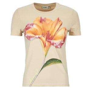 T-shirt Desigual ESTOCOLMO Beige T-shirt maniche corte Donna