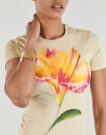 T-shirt Desigual ESTOCOLMO Beige T-shirt maniche corte Donna - 5