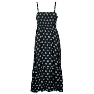 Abito Roxy SUNRISE COASTLINE PRINTED Nero Abiti Lunghi Donna