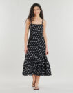 Robe longue noire imprim&eacute;e Roxy SUNRISE COASTLINE pour femme - Taille 2