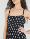 Robe longue noire imprim&eacute;e Roxy SUNRISE COASTLINE pour femme - Taille 5