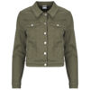 Giacca in jeans  Vero Moda  VMWILD SOYA LS COL  Kaki -   Giacche in jeans Donna