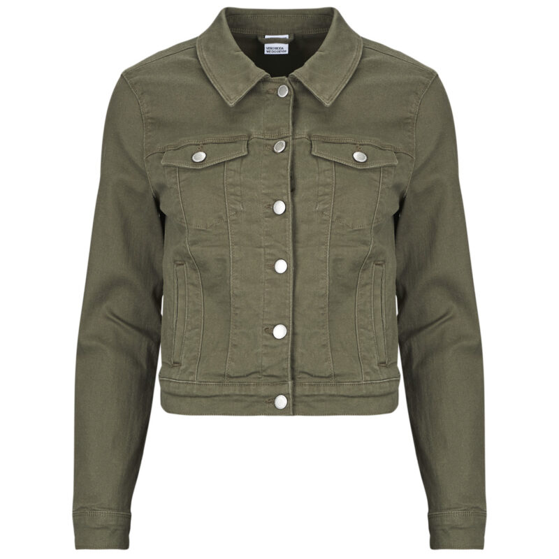 Chaqueta vaquera Vero Moda VMWILD SOYA LS COL color caqui para mujer - 1