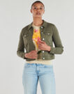 Chaqueta vaquera Vero Moda VMWILD SOYA LS COL color caqui para mujer - 2