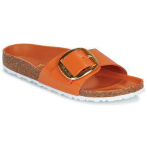 BIRKENSTOCK Madrid Big Buckle High / Luce / Pelle / Kurkuma / Stretto Arancio Ciabatta Donna