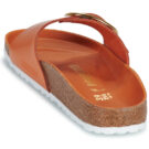 BIRKENSTOCK Madrid Big Buckle High / Luce / Pelle / Kurkuma / Stretto Arancio Ciabatta Donna - 5