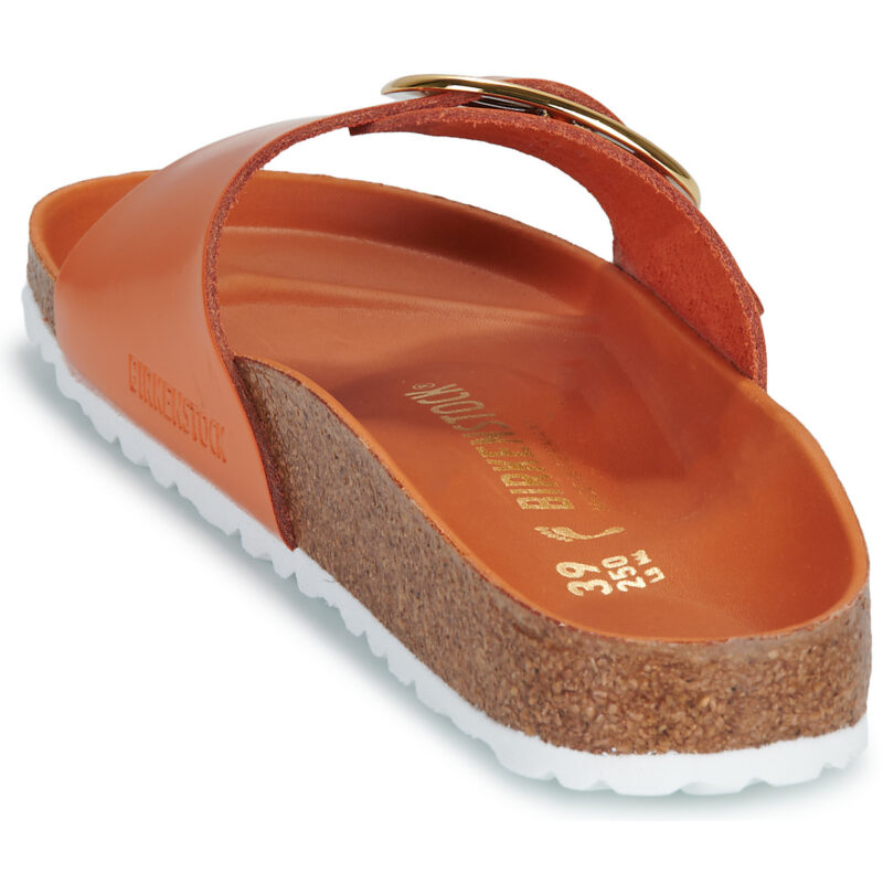 BIRKENSTOCK Madrid Big Buckle High / Luce / Pelle / Kurkuma / Stretto Arancio Ciabatta Donna - 5