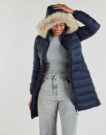 Tommy Jeans TJW ESSENTIAL HOODED DOWN COAT Marine Women's Down Jackets - 2