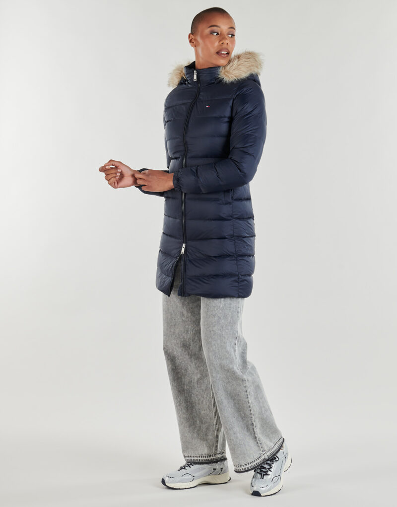 Tommy Jeans TJW ESSENTIAL HOODED DOWN COAT Marine Women's Down Jackets - 3