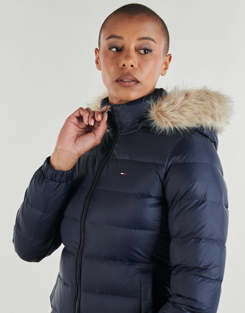 Tommy Jeans TJW ESSENTIAL HOODED DOWN COAT Marine Women's Down Jackets - 5