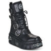 New Rock  WALL 1473  Nero -  Stivaletti Donna