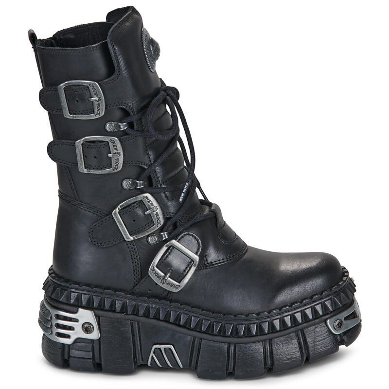 New Rock  WALL 1473  Nero -  Stivaletti Donna - 2