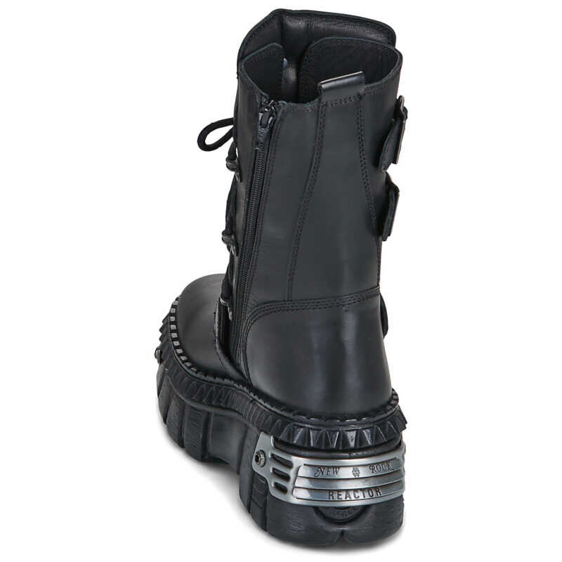 New Rock  WALL 1473  Nero -  Stivaletti Donna - 5