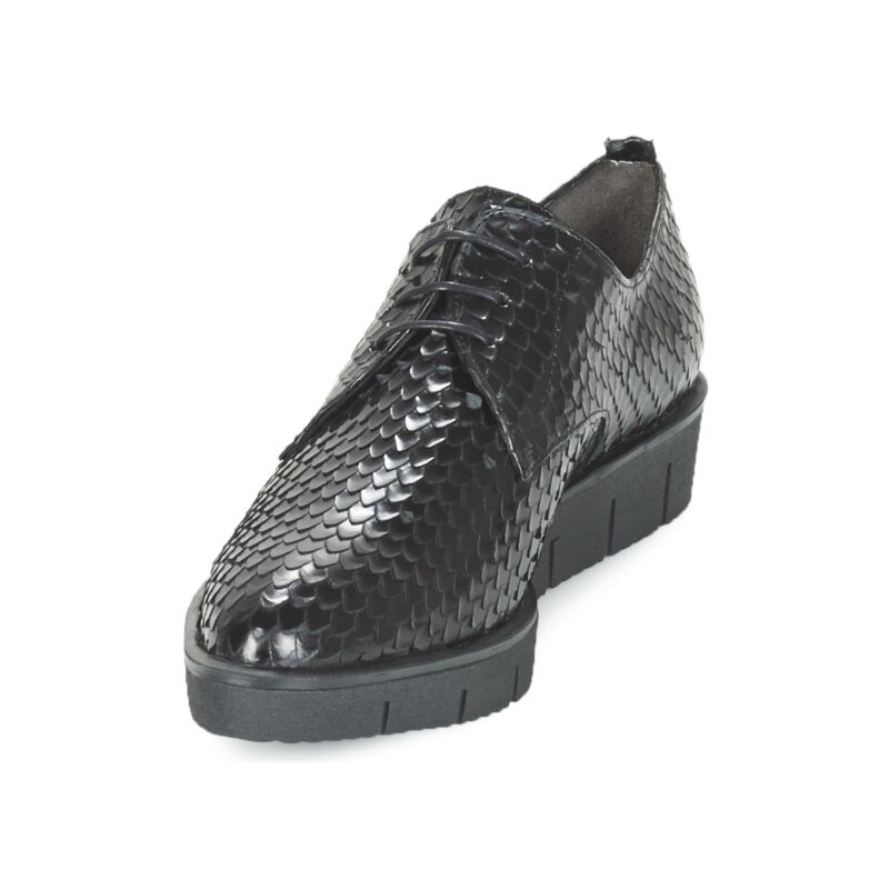 Perlato MEQUINI Nero Derby Donna - 3