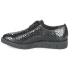 Perlato MEQUINI Nero Derby Donna - 4