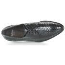 Perlato MEQUINI Nero Derby Donna - 6