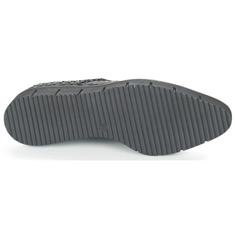 Perlato MEQUINI Nero Derby Donna - 7