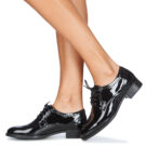 Clarks Netley Rose Nero Derby Donna - 8