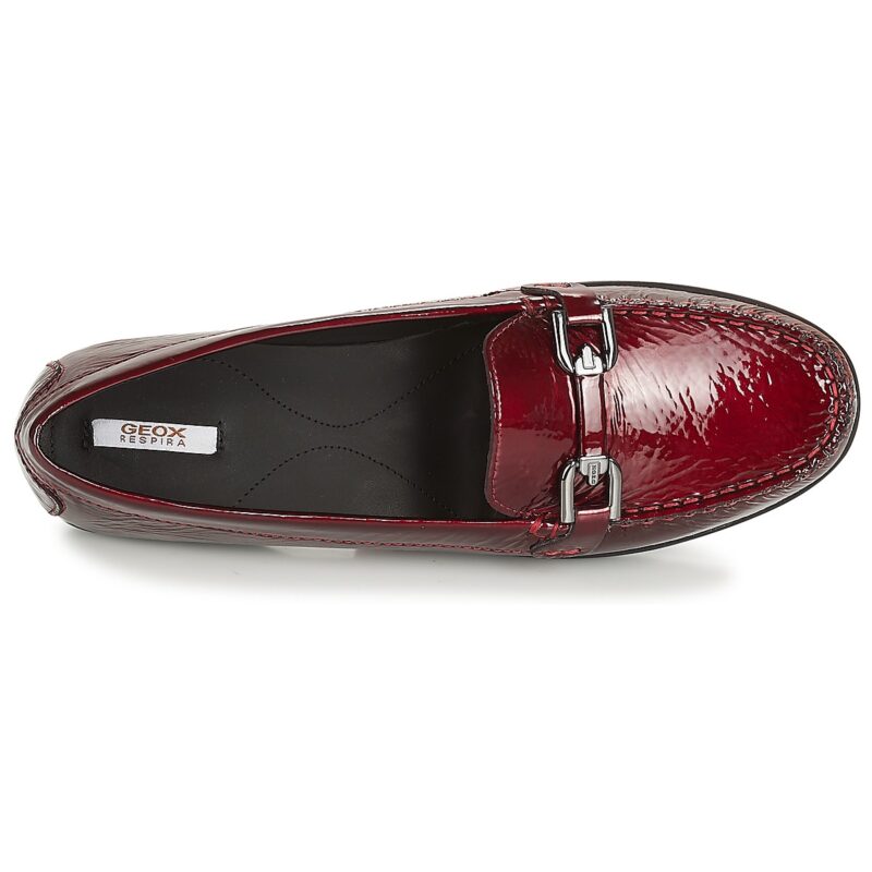 Geox D'ELIDIA Bordeaux Mocassini Femme - 6