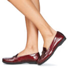 Geox D'ELIDIA Bordeaux Mocassini Femme - 8