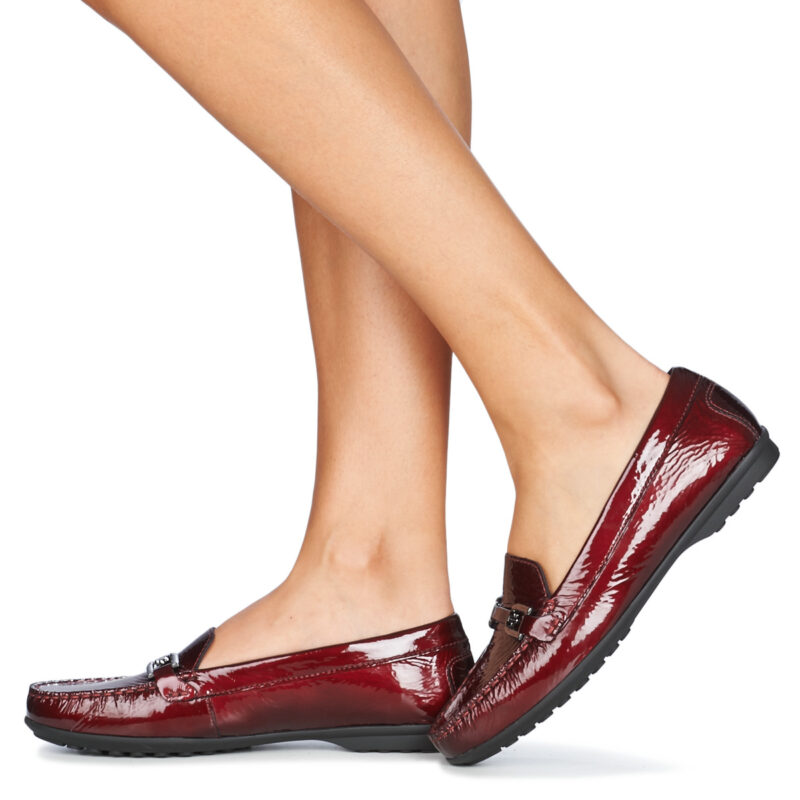 Geox D'ELIDIA Bordeaux Mocassini Femme - 8