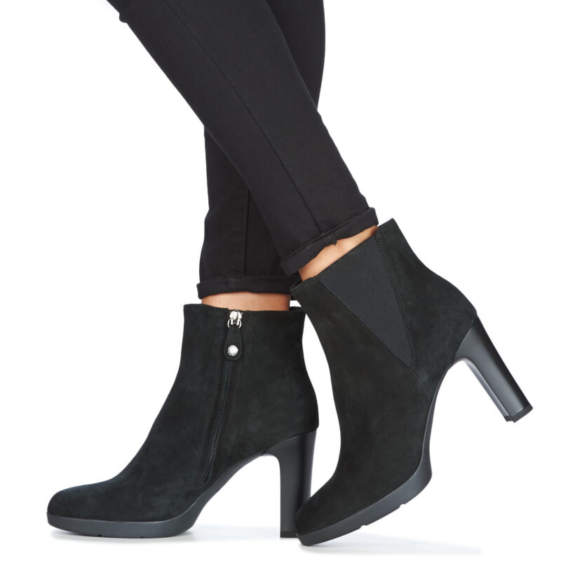 Geox D ANNYA HIGH Nero Stivaletti Donna - 8