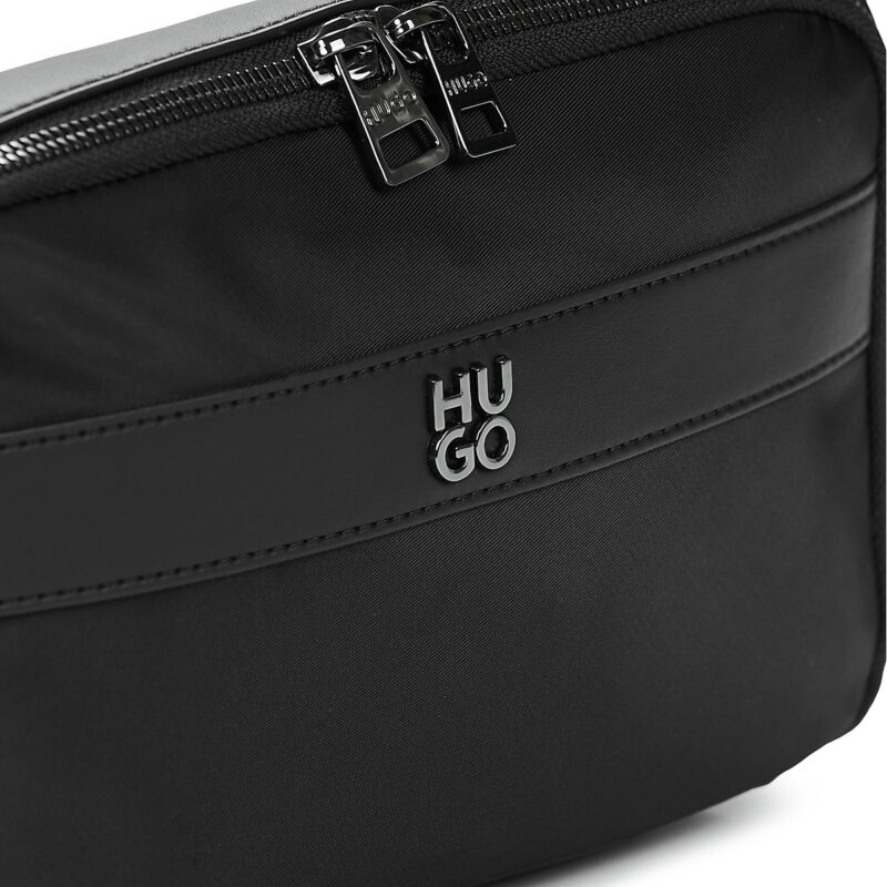 HUGO QUANTIC PU-N_EW Nero Borse Shopping Uomo - 4