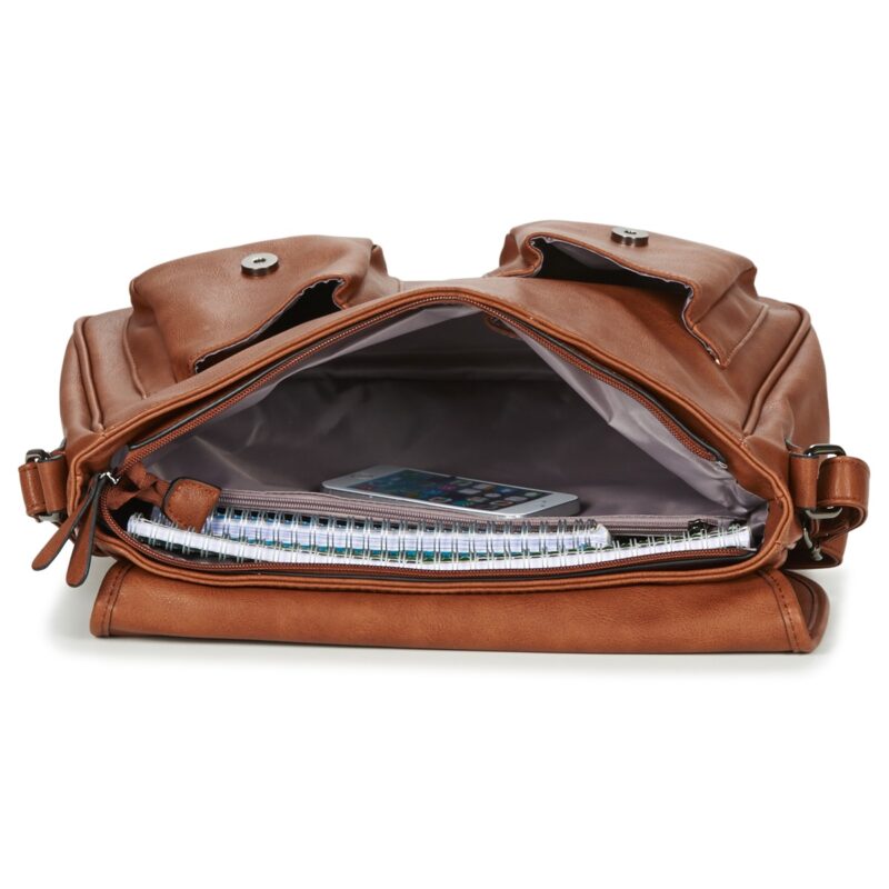 Uomo Casual Attitude NUDILE Marrone Borsa bisaccia Uomo - 5