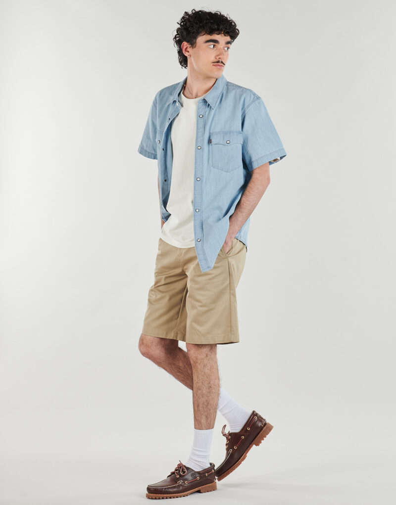 Camicia a maniche corte Levis SS RELAXED FIT WESTERN Blu Camicie a maniche corte Uomo - 3