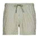 Maillot de bain / Short de plage K-Way Short de plage kaki &agrave; rayures moyennes HAZEL - 1
