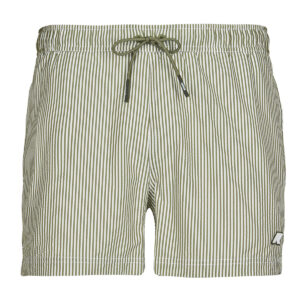 Costume / Bermuda da spiaggia uomo K-Way  HAZEL MID STRIPES BEACH  Kaki K-Way 8059005225569