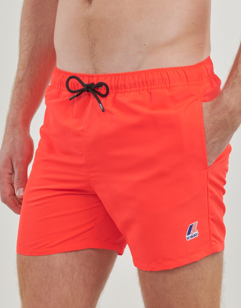 Costume / Bermuda da spiaggia K-Way LE VRAI OLIVIER FLUO Rosso Costume / Bermuda da spiaggia Uomo - 3