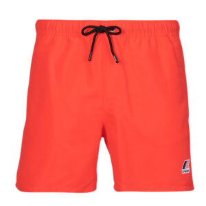 Costume / Bermuda da spiaggia uomo K-Way  LE VRAI OLIVIER FLUO  Rosso K-Way 8058188921794